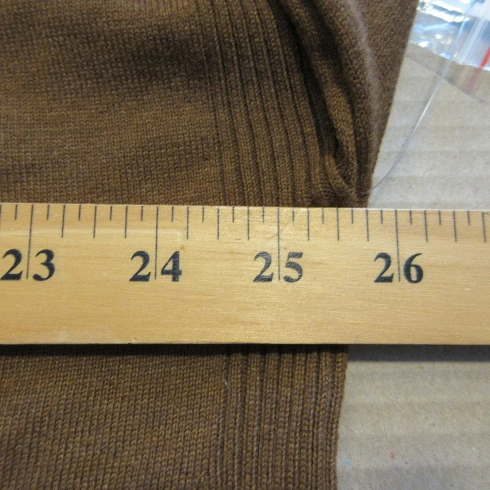 TIME &‎ TRU Classic Cardigan Sweater Plus Sz 22 Warm Coffee Brn Button Front NWT